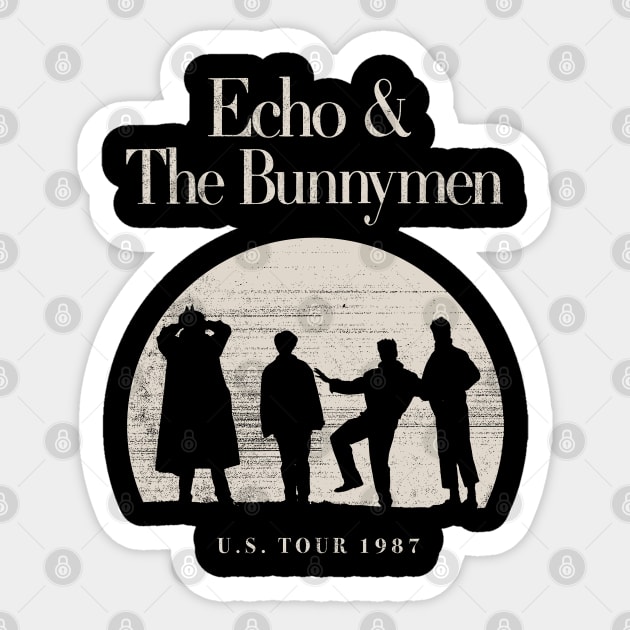 Echo & The Bunnymen Sticker by statham_elena